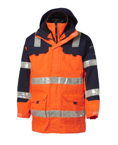 Parka Superior HV orange / blau