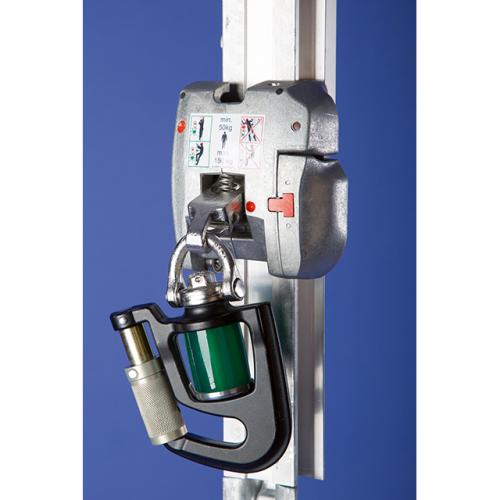 HACA Fallschutzläufer Multisafe mit Öffnungsmechanismus